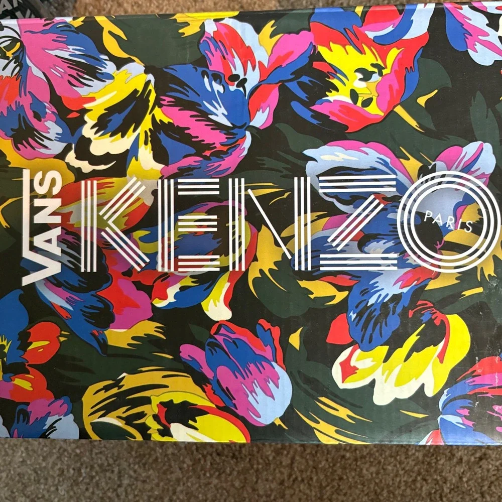 Vans x Kenzo OG Sk8-Hi LX Floral Green/True White Sneakers US Mens‎ 4 Womens 5.5